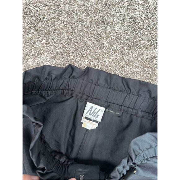 Nils Vintage Snow Pants Black Ski Women’s 14 Nylon Top Layer Made in USA Winter - Picture 4 of 11
